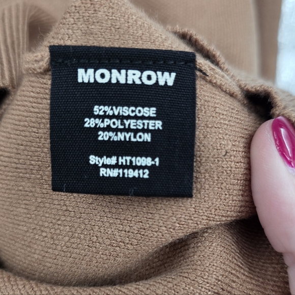 New Monrow Cut Out Pullover Small - Picture 6 of 8